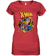 Load image into Gallery viewer, Marvel X Men Animated Series Retro 90s Women's V-Neck T-Shirt
