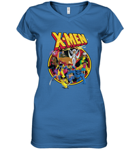 Load image into Gallery viewer, Marvel X Men Animated Series Retro 90s Women's V-Neck T-Shirt
