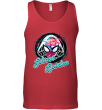 Load image into Gallery viewer, Marvel Rising Secret Warriors Ghost Spider Portrait Badge Men's Tank Top
