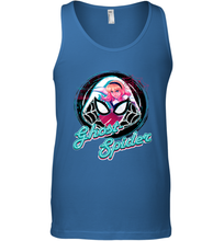 Load image into Gallery viewer, Marvel Rising Secret Warriors Ghost Spider Portrait Badge Men's Tank Top

