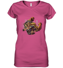 Load image into Gallery viewer, Marvel The Defenders Luke Cage Iron Fist Women's V-Neck T-Shirt
