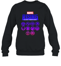 Load image into Gallery viewer, Marvel Rising Secret Warriors Hero Emblem Logo Crewneck Sweatshirt
