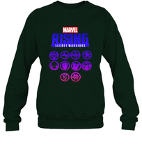 Load image into Gallery viewer, Marvel Rising Secret Warriors Hero Emblem Logo Crewneck Sweatshirt

