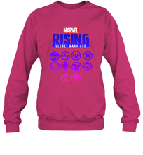 Load image into Gallery viewer, Marvel Rising Secret Warriors Hero Emblem Logo Crewneck Sweatshirt
