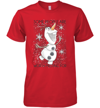 Load image into Gallery viewer, Disney Frozen Olaf Some People Are Worth Melting For Men's Premium T-Shirt
