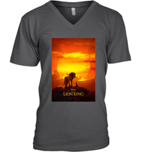 Load image into Gallery viewer, Disney The Lion King Live Action Movie Poster Men's V-Neck
