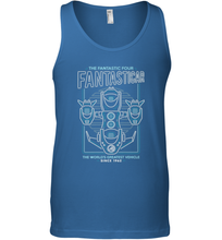 Load image into Gallery viewer, Marvel Fantastic Four Fantasticar Neon Lights Men's Tank Top
