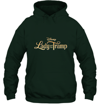 Load image into Gallery viewer, Disney Lady and the Tramp Logo Hooded Sweatshirt
