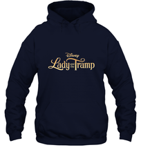 Load image into Gallery viewer, Disney Lady and the Tramp Logo Hooded Sweatshirt
