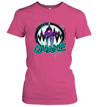 Load image into Gallery viewer, Marvel Rising Secret Warriors Quake Action Pose Logo Women's T-Shirt
