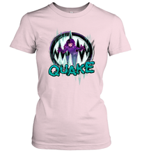 Load image into Gallery viewer, Marvel Rising Secret Warriors Quake Action Pose Logo Women's T-Shirt

