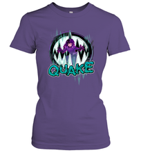 Load image into Gallery viewer, Marvel Rising Secret Warriors Quake Action Pose Logo Women's T-Shirt
