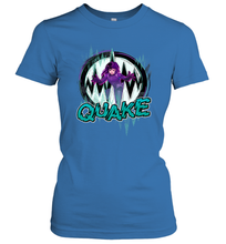 Load image into Gallery viewer, Marvel Rising Secret Warriors Quake Action Pose Logo Women's T-Shirt
