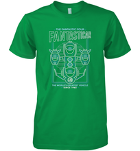 Load image into Gallery viewer, Marvel Fantastic Four Fantasticar Neon Lights Men's Premium T-Shirt
