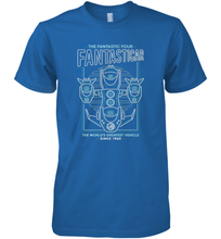 Load image into Gallery viewer, Marvel Fantastic Four Fantasticar Neon Lights Men's Premium T-Shirt
