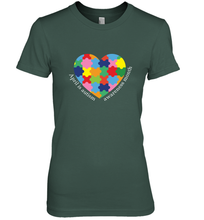 Load image into Gallery viewer, April is autism awareness month T shirt Women's Premium T-Shirt
