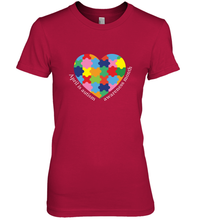 Load image into Gallery viewer, April is autism awareness month T shirt Women's Premium T-Shirt
