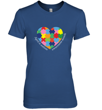 Load image into Gallery viewer, April is autism awareness month T shirt Women's Premium T-Shirt

