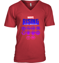Load image into Gallery viewer, Marvel Rising Secret Warriors Hero Emblem Logo Men's V-Neck
