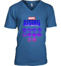 Load image into Gallery viewer, Marvel Rising Secret Warriors Hero Emblem Logo Men's V-Neck
