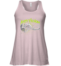 Load image into Gallery viewer, Marvel Anti Venom Green Splatter Web Swing Action Shot Women's Racerback Tank
