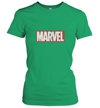 Load image into Gallery viewer, Marvel Classic Distressed Logo Women's T-Shirt
