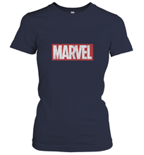 Load image into Gallery viewer, Marvel Classic Distressed Logo Women's T-Shirt
