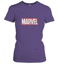 Load image into Gallery viewer, Marvel Classic Distressed Logo Women's T-Shirt
