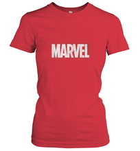 Load image into Gallery viewer, Marvel Classic Distressed Logo Women's T-Shirt
