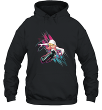 Load image into Gallery viewer, Marvel Rising Secret Warriors Ghost Spider Action Pose Hooded Sweatshirt
