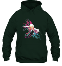 Load image into Gallery viewer, Marvel Rising Secret Warriors Ghost Spider Action Pose Hooded Sweatshirt
