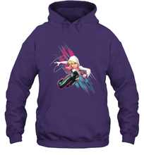 Load image into Gallery viewer, Marvel Rising Secret Warriors Ghost Spider Action Pose Hooded Sweatshirt
