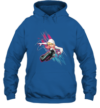 Load image into Gallery viewer, Marvel Rising Secret Warriors Ghost Spider Action Pose Hooded Sweatshirt
