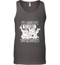 Load image into Gallery viewer, Disney Snow White Grumpy Cause You're Dopey Men's Tank Top
