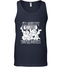 Load image into Gallery viewer, Disney Snow White Grumpy Cause You're Dopey Men's Tank Top
