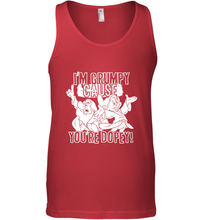 Load image into Gallery viewer, Disney Snow White Grumpy Cause You're Dopey Men's Tank Top
