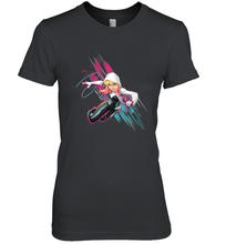 Load image into Gallery viewer, Marvel Rising Secret Warriors Ghost Spider Action Pose Women's Premium T-Shirt
