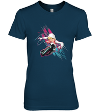 Load image into Gallery viewer, Marvel Rising Secret Warriors Ghost Spider Action Pose Women's Premium T-Shirt
