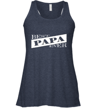 Load image into Gallery viewer, Best Papa Ever  Father's Day Women's Racerback Tank
