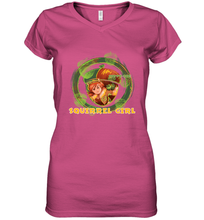 Load image into Gallery viewer, Marvel Rising secret Warriors Squirrel Girl Symbol Fill Women's V-Neck T-Shirt
