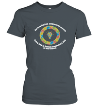 Load image into Gallery viewer, April is autism awareness month , Every day is Autism awareness day in our home AutismT shirt Women's T-Shirt
