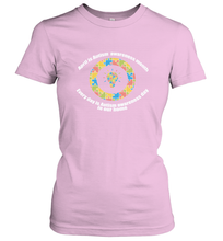 Load image into Gallery viewer, April is autism awareness month , Every day is Autism awareness day in our home AutismT shirt Women's T-Shirt
