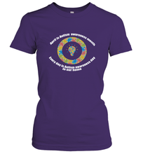 Load image into Gallery viewer, April is autism awareness month , Every day is Autism awareness day in our home AutismT shirt Women's T-Shirt
