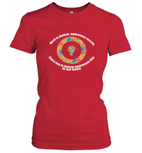 Load image into Gallery viewer, April is autism awareness month , Every day is Autism awareness day in our home AutismT shirt Women's T-Shirt
