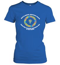 Load image into Gallery viewer, April is autism awareness month , Every day is Autism awareness day in our home AutismT shirt Women's T-Shirt
