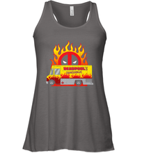 Load image into Gallery viewer, Marvel Deadpool Chimichangas Food Truck Women's Racerback Tank
