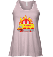 Load image into Gallery viewer, Marvel Deadpool Chimichangas Food Truck Women's Racerback Tank

