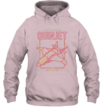 Load image into Gallery viewer, Marvel Avengers Quinjet Neon Lights Hooded Sweatshirt
