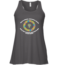 Load image into Gallery viewer, April is autism awareness month , Every day is Autism awareness day in our home AutismT shirt Women's Racerback Tank

