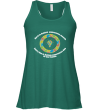 Load image into Gallery viewer, April is autism awareness month , Every day is Autism awareness day in our home AutismT shirt Women's Racerback Tank
